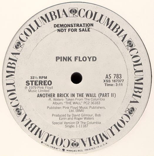 Pink Floyd - Another Brick in the Wall Promo 12