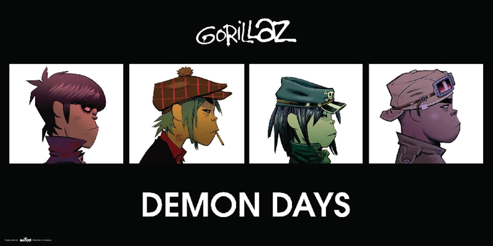 Golliraz Demon Daysポスター DEMON DAYS（映画ポスター） : r/gorillaz