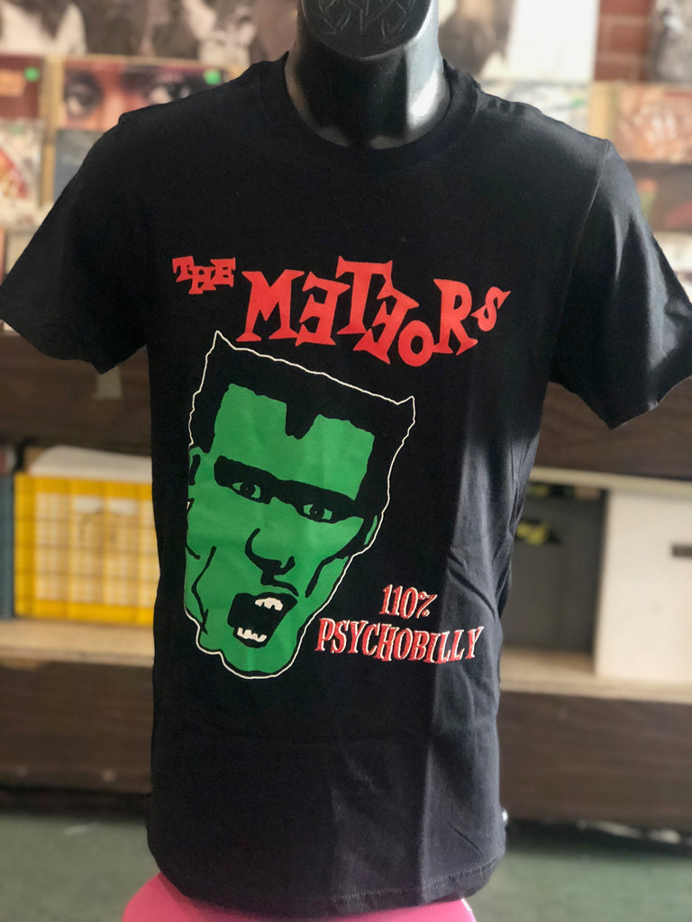 Meteors, The - 110% Psychobilly Black T Shirt – ZoinksRecords
