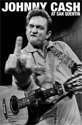 Johnny Cash - Finger Poster