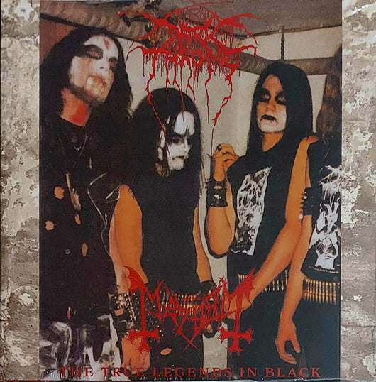 Mayhem / Darkthrone - True Legends in Black LP