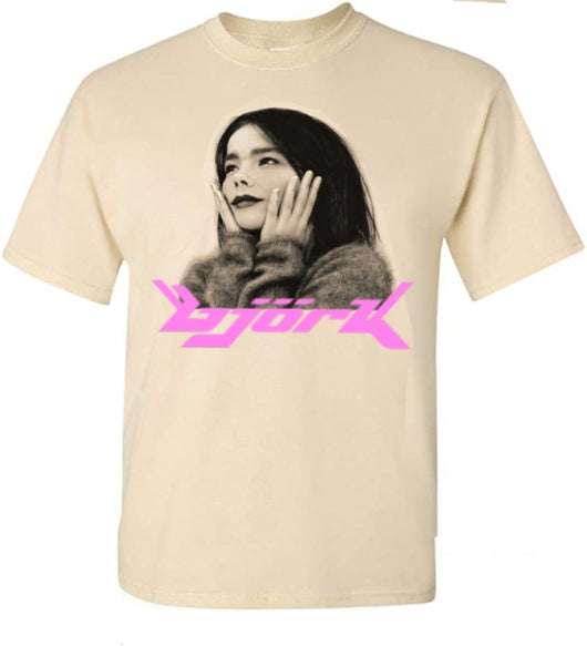 Bjork - Beige & Pink Shirt