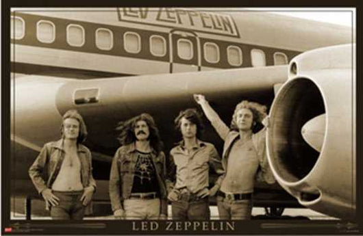 Led Zeppelin - Airplane Poster