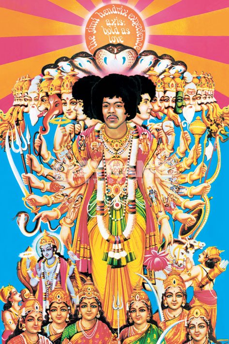 Jimi Hendrix Experience - Axis Bold as Love Poster