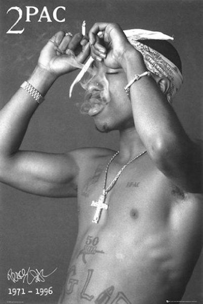 Tupac - Smoke Poster