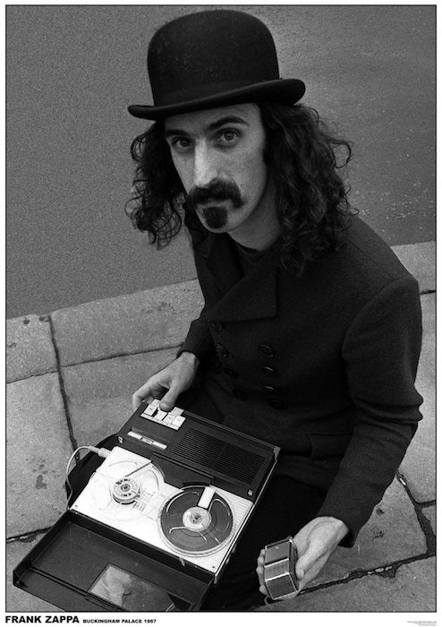 Frank Zappa - Buckingham Palace 1967 Poster