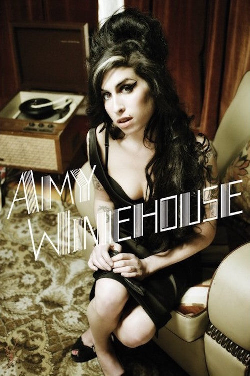 Amy Winehouse - Record Player Poster