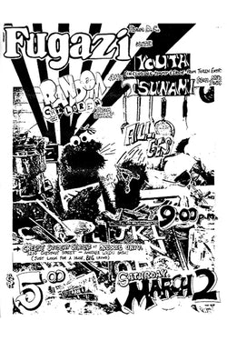 Fugazi - Gig Poster