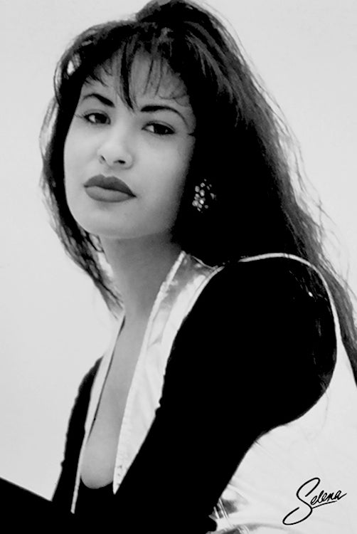 Selena - Black & White Poster