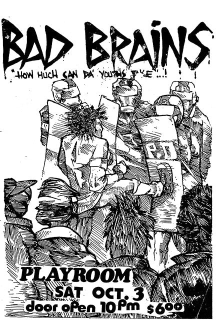 Bad Brains - Playroom Poster