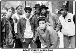 Beastie Boys & Run DMC - Amsterdam 1987 Poster