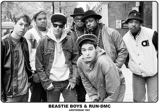 Beastie Boys & Run DMC - Amsterdam 1987 Poster