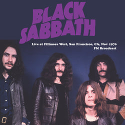 Black Sabbath - Live at the Fillmore West 1970 LP