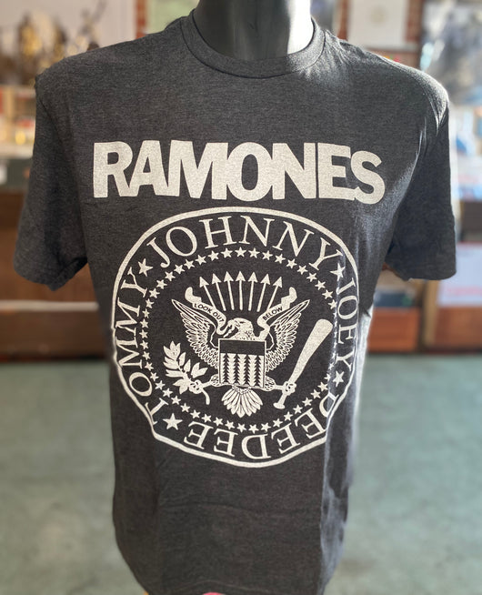 Ramones, The - Logo (Charcoal Grey) Shirt