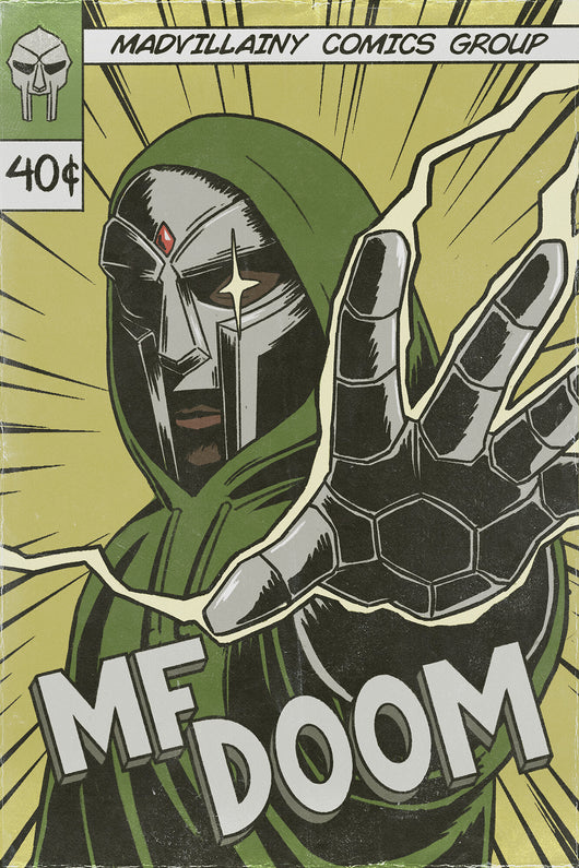 MF Doom - Comic Poster