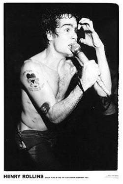 Henry Rollins / Black Flag - 1983 Poster
