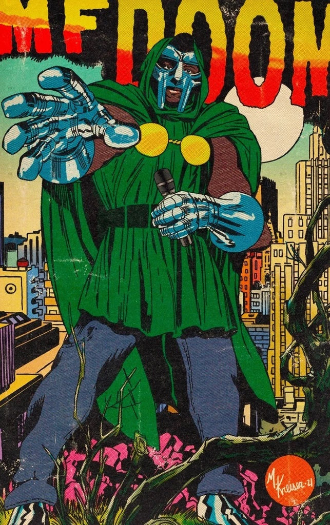 MF Doom - Comic City Poster – ZoinksRecords